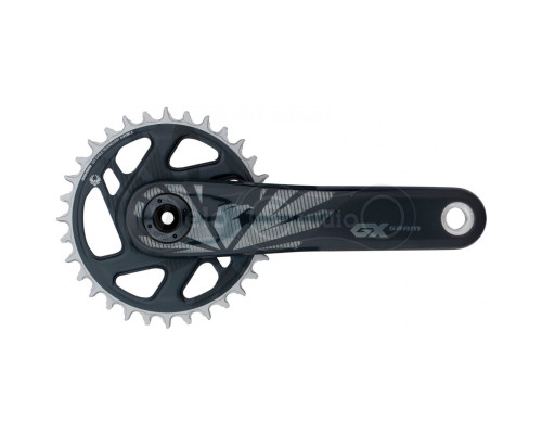 Шатуны Sram GX Carbon Eagle Boost Dub 170 мм 32T Lunar