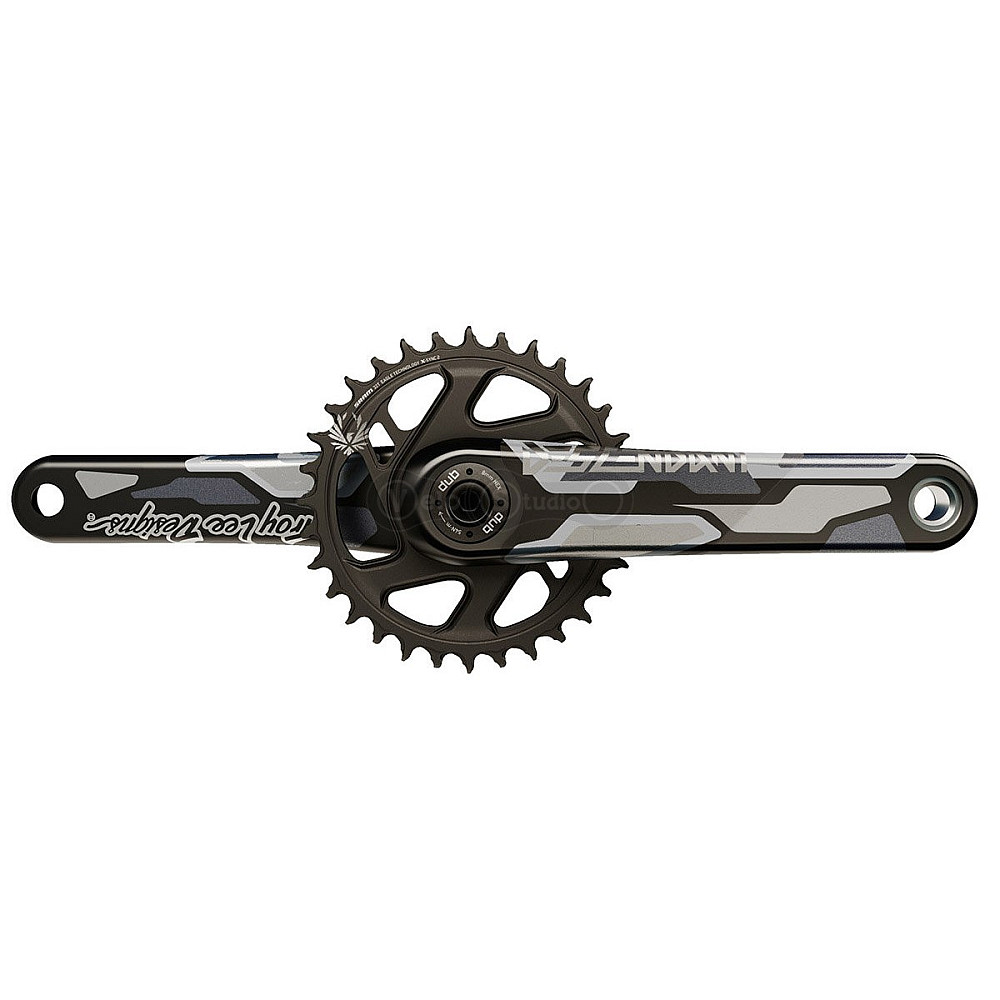 Шатуны Truvativ Descendant Troy Lee Designs DH DUB83 165 мм 36T чёрные
