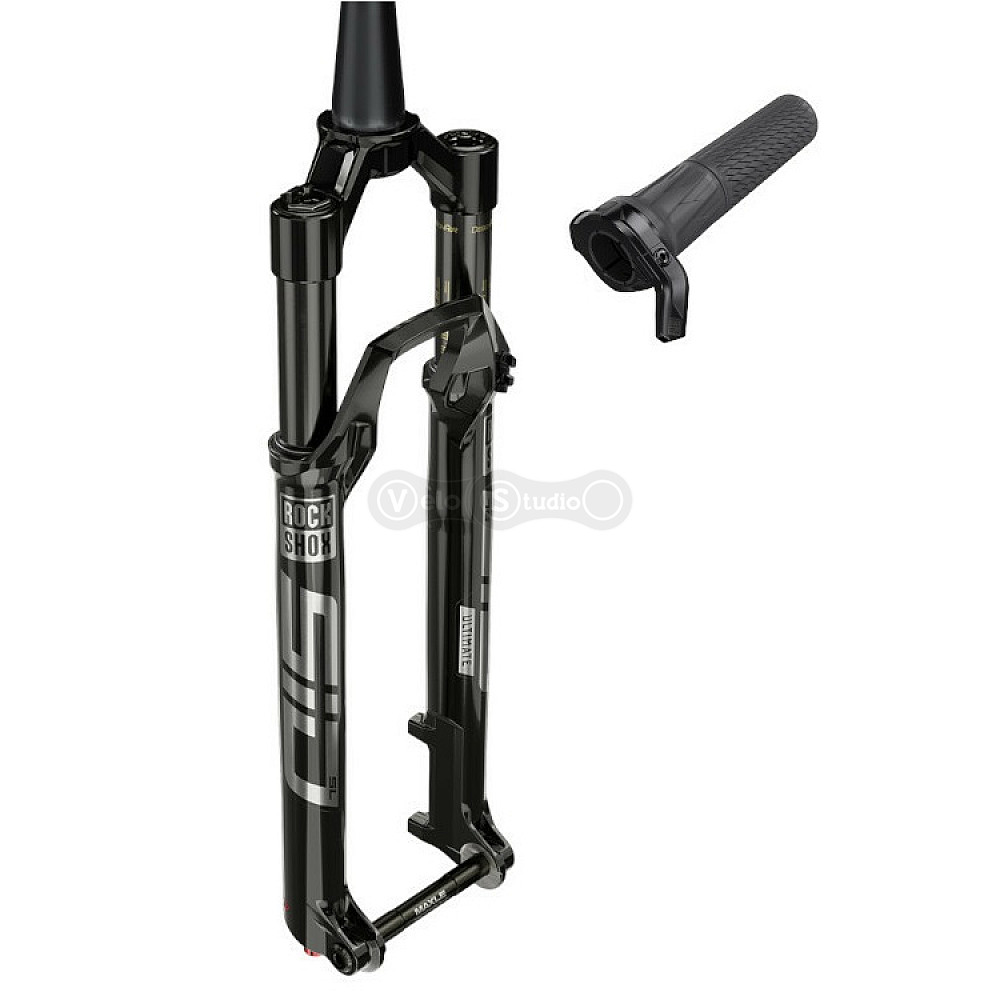 Вилка RockShox SID SL Ultimate Race Day 29 дюймов Boost 100 мм ход чёрная + выносная блокировка TwistLoc