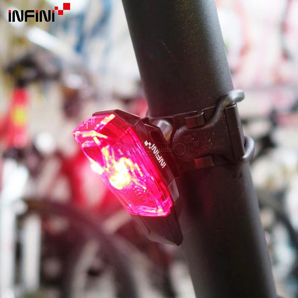 Задний фонарь INFINI Mini Lava I-261R USB 4 функций 50 Lum