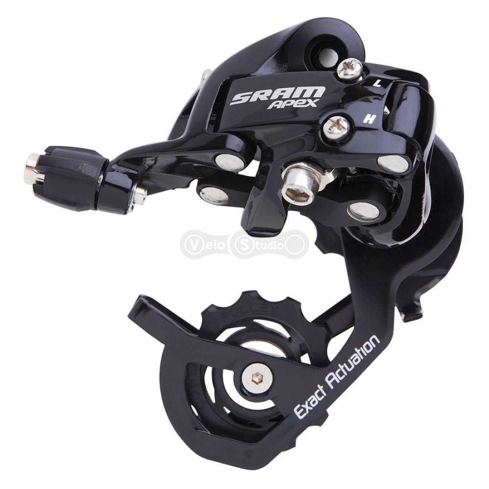 Задний переключатель SRAM Apex Short Cage Max 28T чёрный
