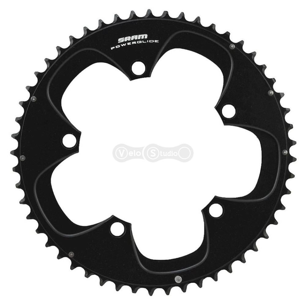 Зірка Sram POWERGLIDE CRING ROAD Red 10S 53T HB 130 AL4 BLK