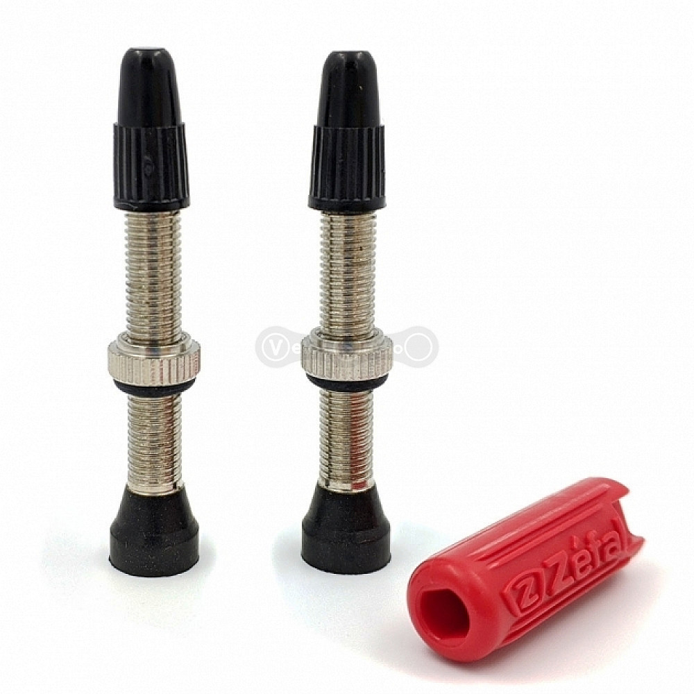 Бескамерный ниппель Zefal Tubeless Valves 45 мм 2 штуки с ключом