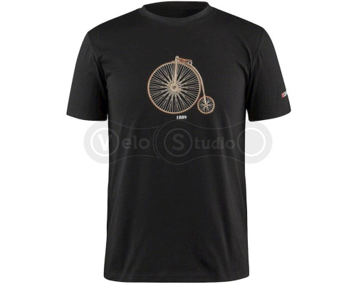 Футболка Garneau Mill Tee черная 1989 L