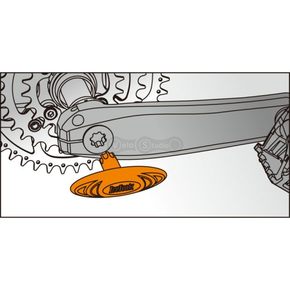 Ключ Ice Toolz 04T1 для заглушки шатунов Shimano Hollowtech II