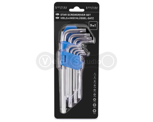 Набір ключів Ventura Torx Key Set 9 шт