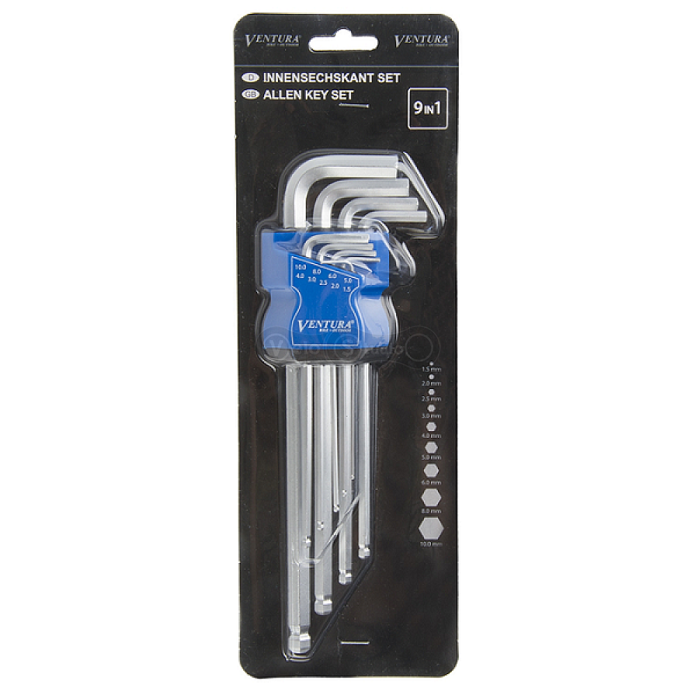 Набор шестигранников Ventura Allen Key Set 9 штук