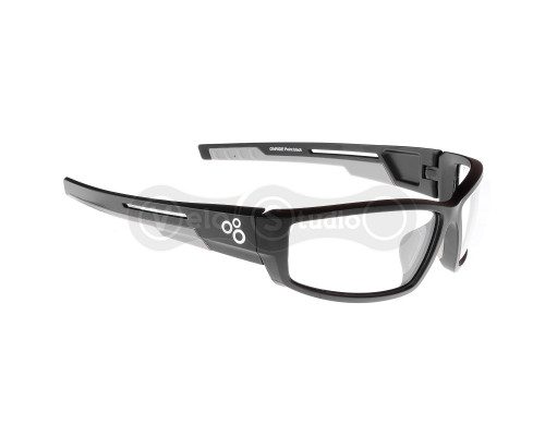 Очки Onride Point чёрные матовые UV400 линзы Clear (100%)