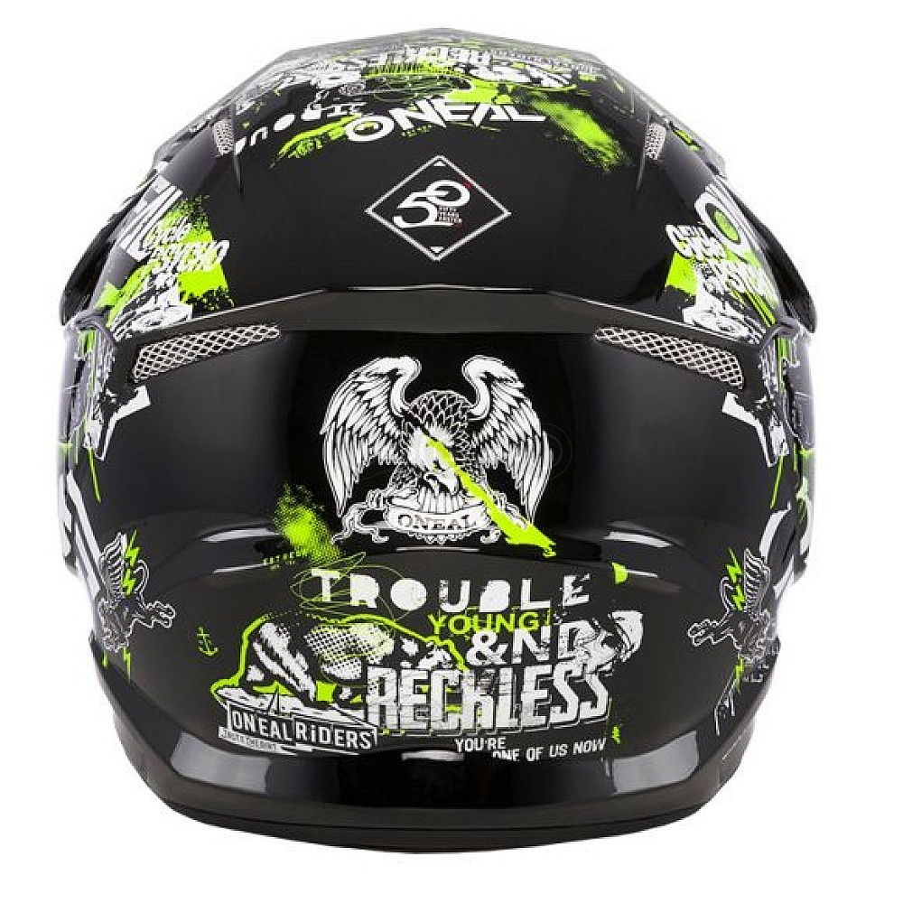 Шолом ONeal 3SRS Helmet Attack 2.0 Black/Neon L (59/60 см)