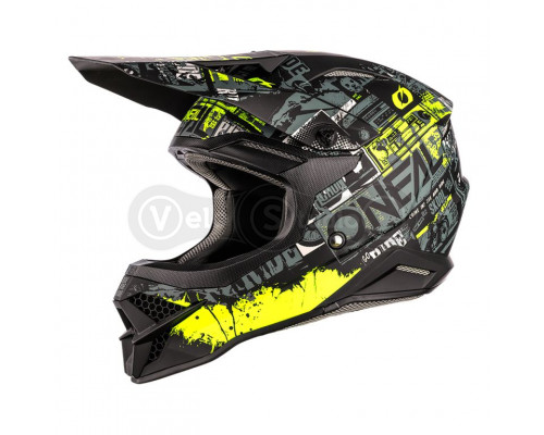 Шлем ONeal 3SRS Helmet Ride Black/Neon M (57/58 см)