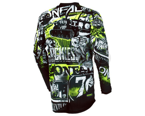 Вело джерсі O`Neal Element Jersey Attack Black Neon розмір M