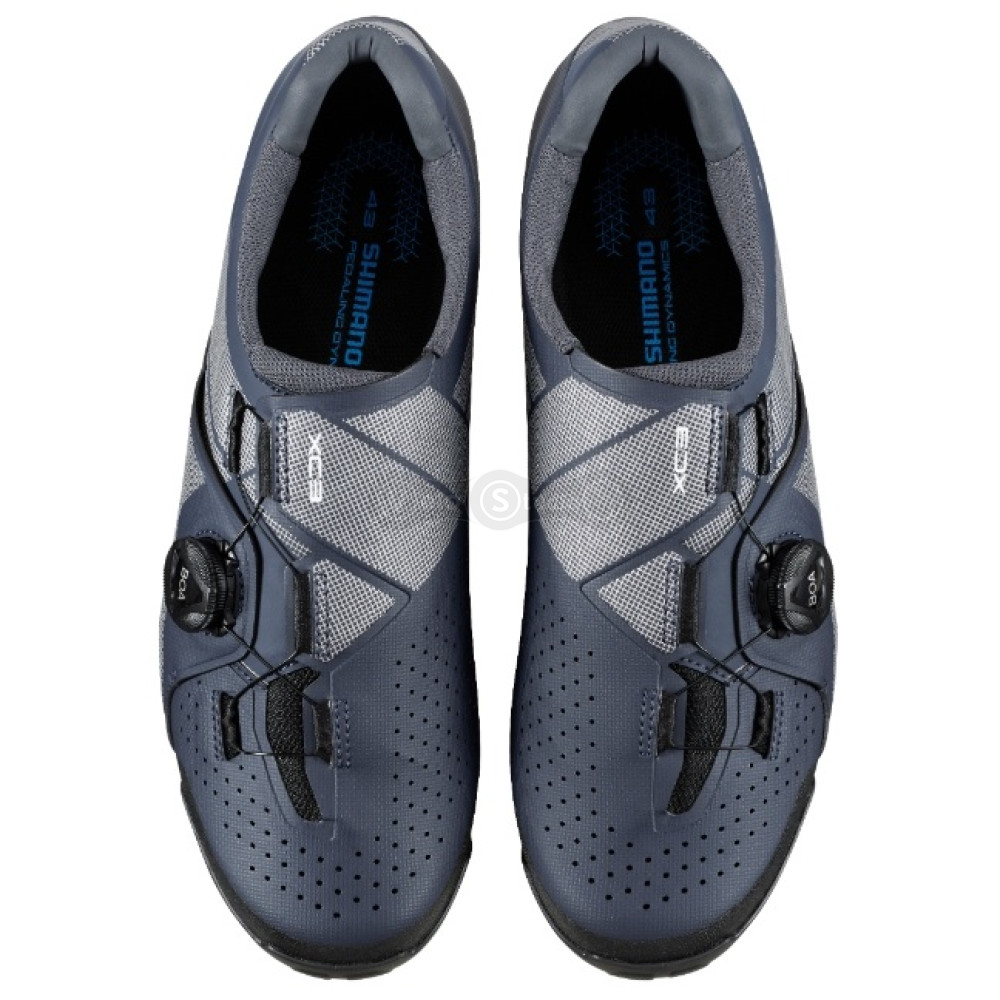 Вело обувь Shimano XC300MN (контактные педали) синяя EU 43