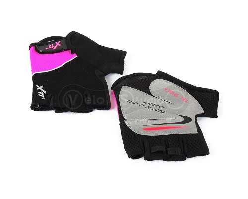 Вело перчатки X17 XGL-511PI розово-черные, XL