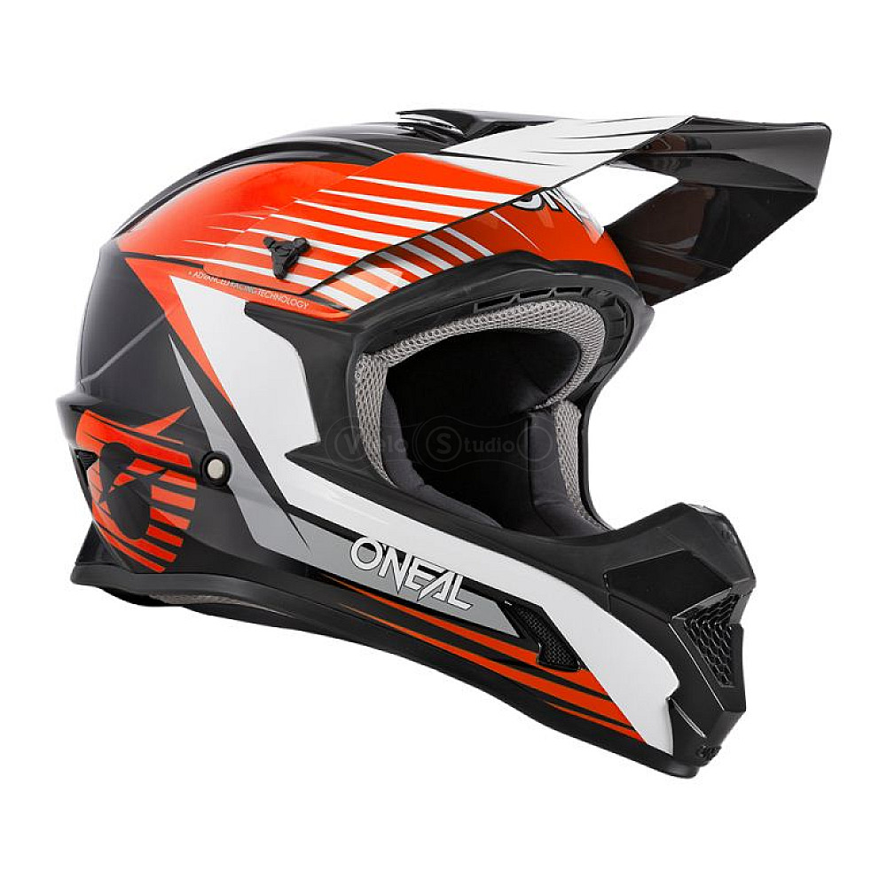 Шолом ONeal 1SRS Helmet Stream Black/Orange L (59/60 см)
