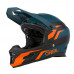 Вело шлем ONeal Fury Fullface Stage Petrol/Orange M (57/58 см)