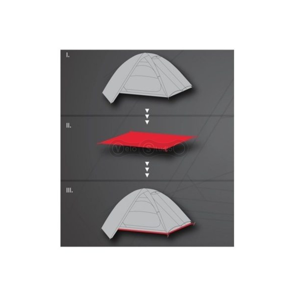 Підкладка для намету HANNAH GroundSheet 3 Graphite