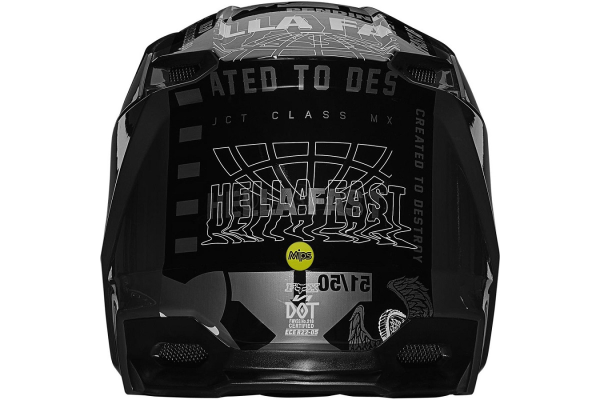 Мотошлем FOX V1 Mips Illmatik Helmet Black L (59-60 см), купить