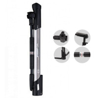 Насос GIYO GM-641 алюмінієвий зі шлангом та манометром 140 psi