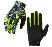Вело перчатки O`Neal Matrix Glove Attack Black Neon Yellow размер L
