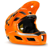 Вело шолом MET Parachute MCR (Mips) Orange Black Glossy M (56-58cm)