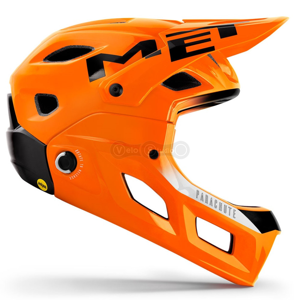 Вело шлем MET Parachute MCR (Mips) Orange Black Glossy M (56-58cm)