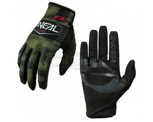 Вело перчатки O`Neal Mayhem Glove Black Green размер L