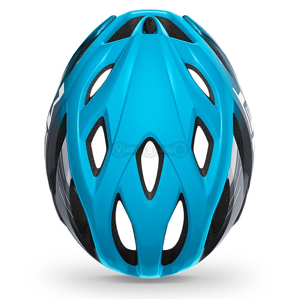 Шлем MET Idolo Cyan/Black Glossy XL
