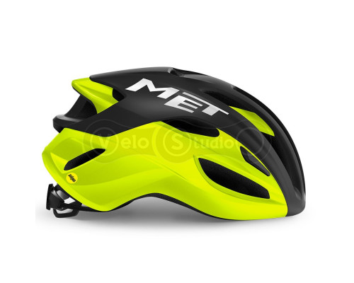 Шолом MET Rivale Mips Black Fluo Yellow / Matt Glossy M