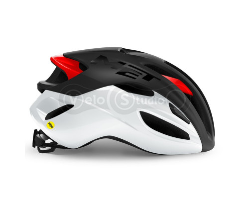 Шолом MET Rivale Mips Black White Red / Matt Glossy S