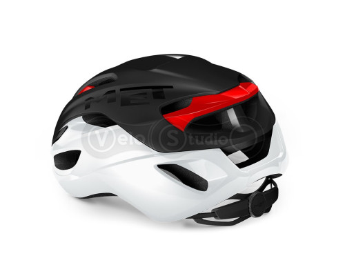 Шолом MET Rivale Mips Black White Red / Matt Glossy S