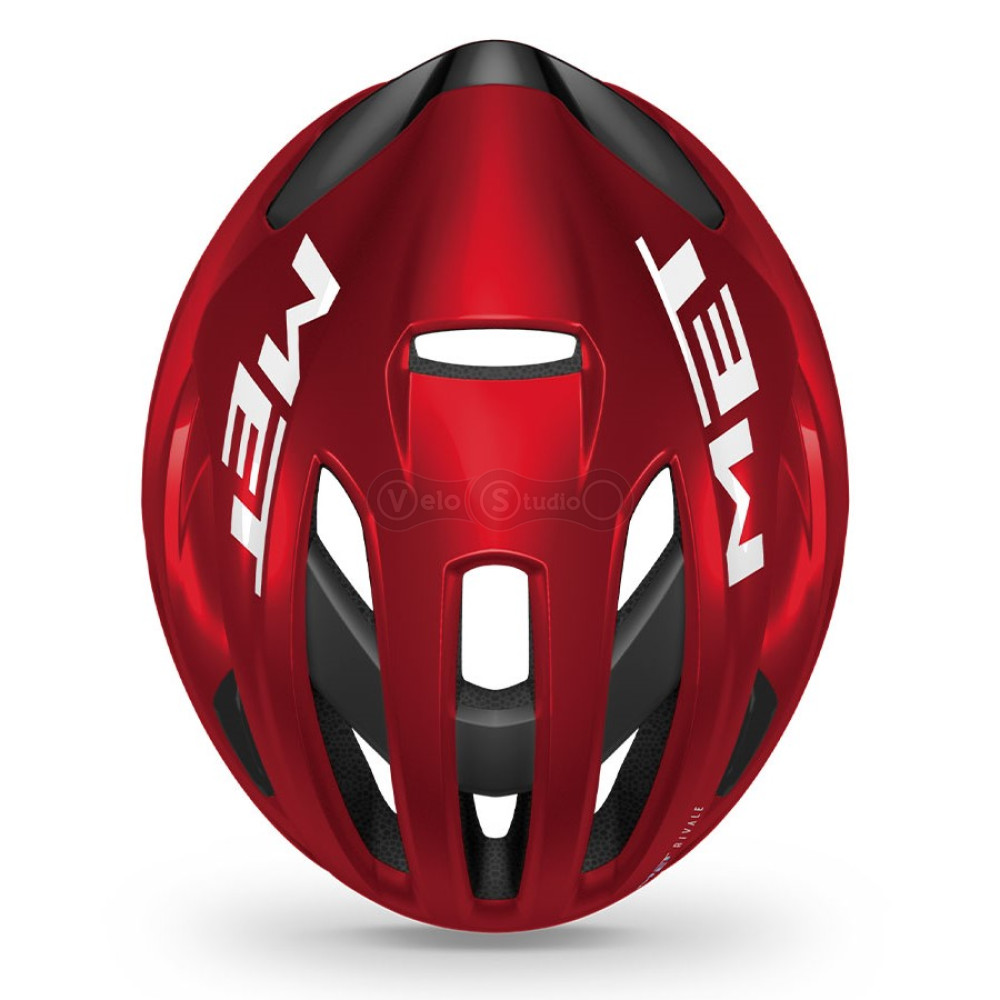 Шолом MET Rivale Mips Red Metallic Glossy S