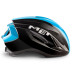 Шолом MET Strale Black/Cyan Panel Glossy M
