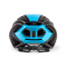 Шолом MET Strale Black/Cyan Panel Glossy M