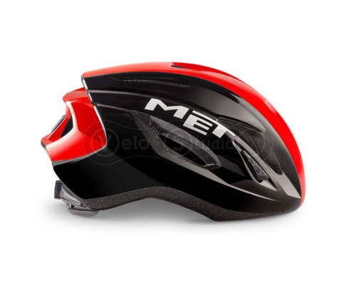 Шлем MET Strale Black Red Panel Glossy M