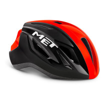 Шолом MET Strale Black Red Panel Glossy M