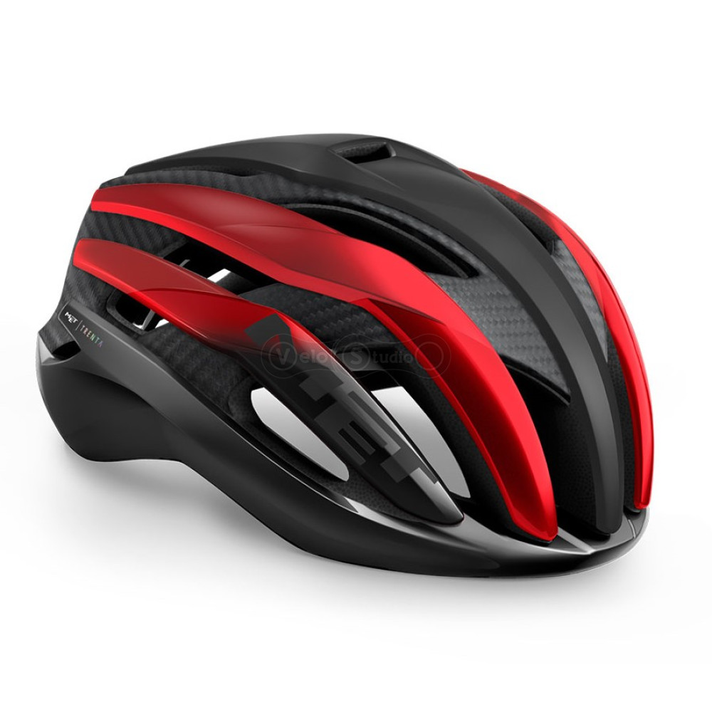 Шлем MET Trenta 3K Carbon Black Red Matt Glossy L