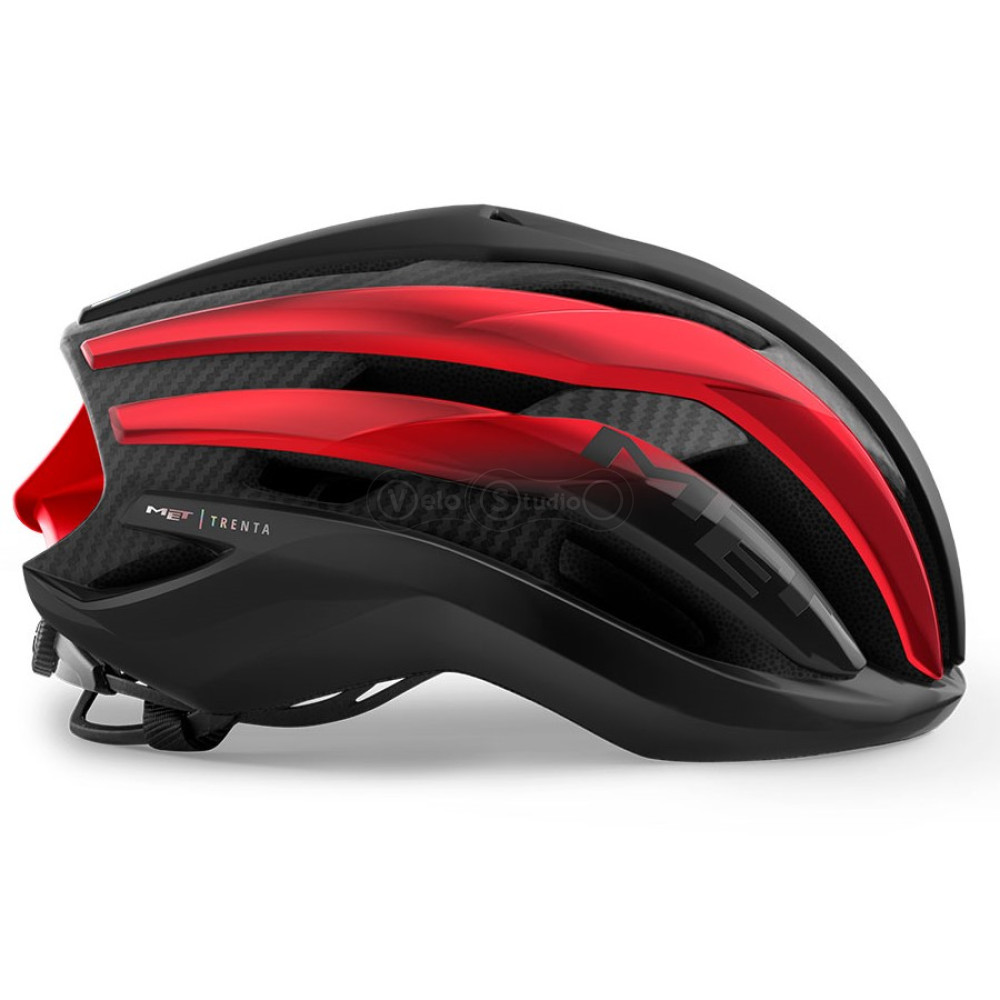 Шлем MET Trenta 3K Carbon Black Red Matt Glossy L