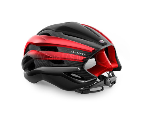 Шлем MET Trenta 3K Carbon Black Red Matt Glossy L