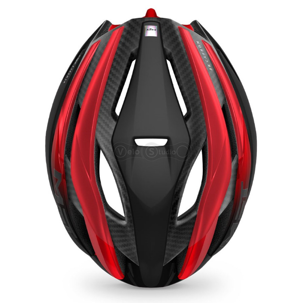 Шлем MET Trenta 3K Carbon Black Red Matt Glossy L