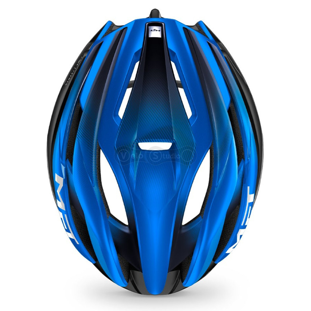 Шлем MET Trenta Mips Black Blue Metallic Matt Glossy S