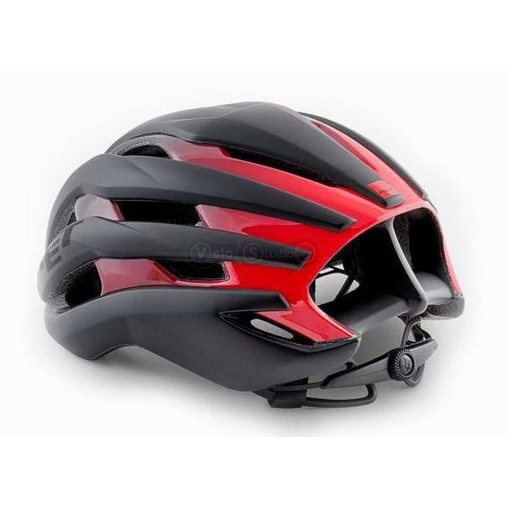 Шолом MET Trenta Mips Black Shaded Red Matt Glossy M