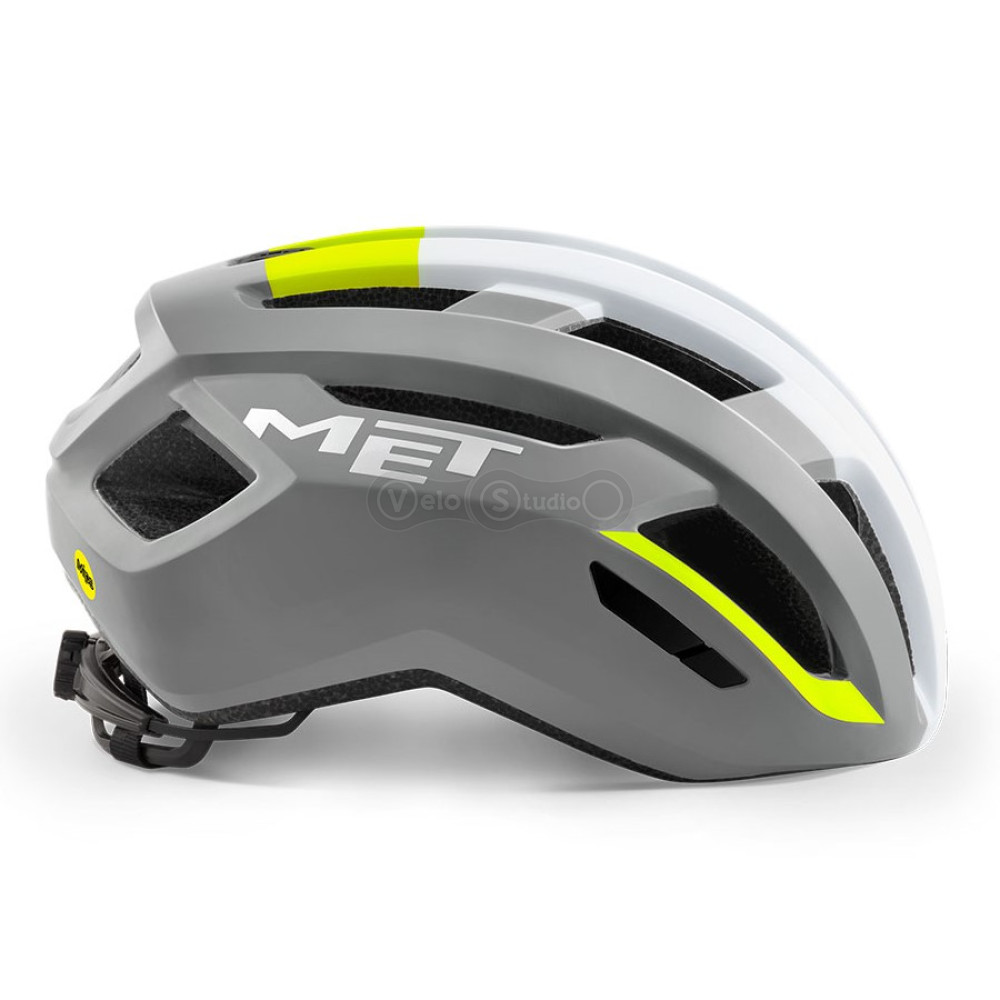 Шолом MET Vinci Mips Gray Fluo Yellow Glossy L