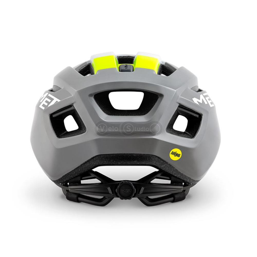 Шолом MET Vinci Mips Gray Fluo Yellow Glossy L