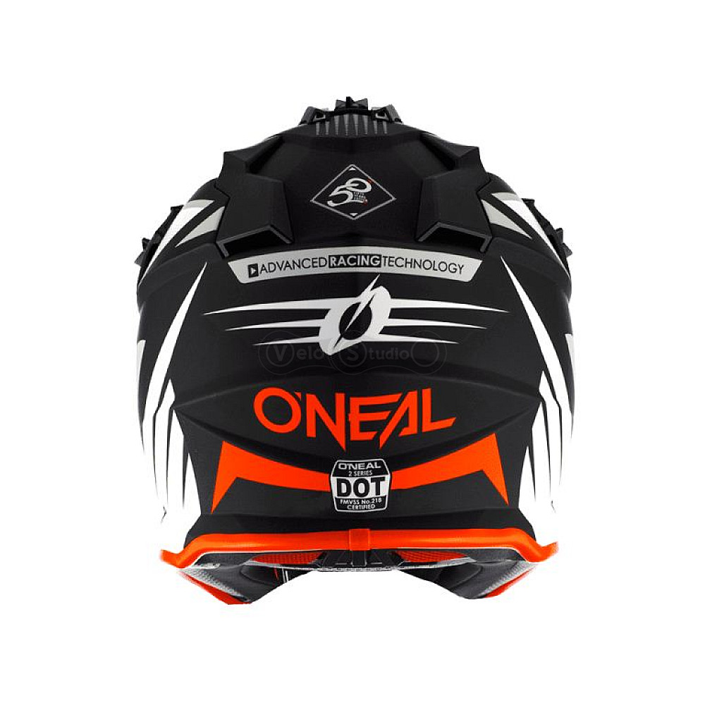 Шлем O`Neal 2SRS Helmet Spyde 2.0 Black/White/Orange L (59/60 см)