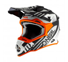 Шлем O`Neal 2SRS Helmet Spyde 2.0 Black/White/Orange L (59/60 см)