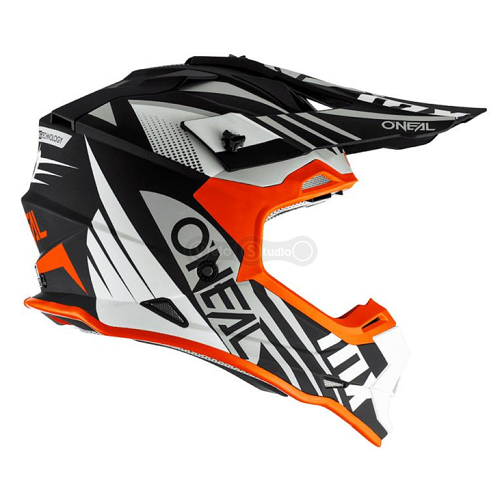 Шлем O`Neal 2SRS Helmet Spyde 2.0 Black/White/Orange L (59/60 см)