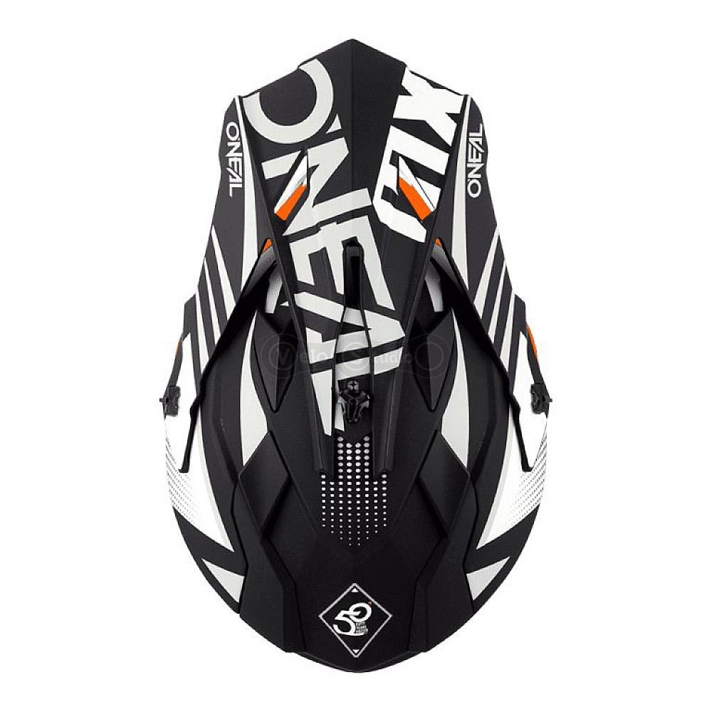 Шлем O`Neal 2SRS Helmet Spyde 2.0 Black/White/Orange L (59/60 см)
