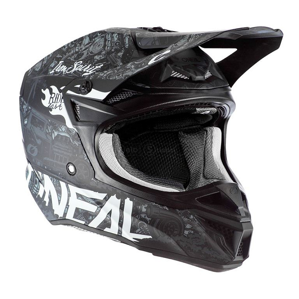 Шолом O`Neal 5SRS Polyacrylite Helmet HR Black/White L (59/60 см)