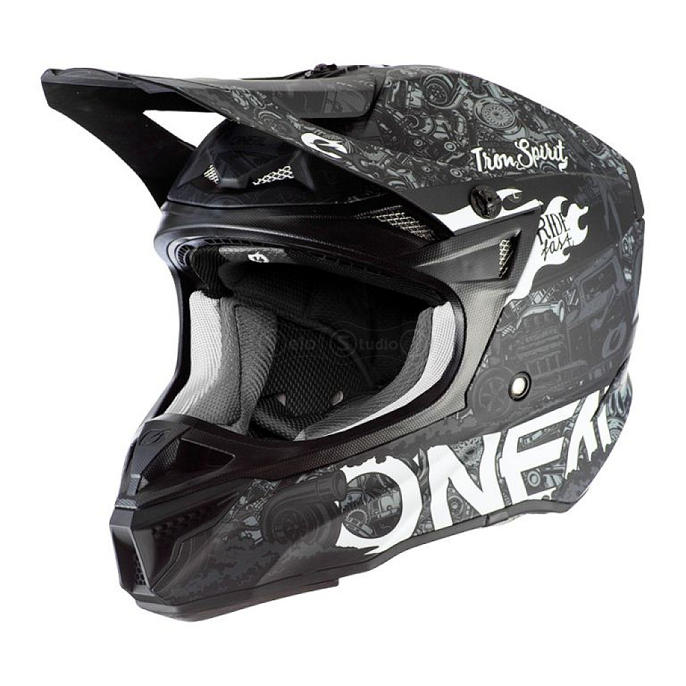 Шолом O`Neal 5SRS Polyacrylite Helmet HR Black/White L (59/60 см)