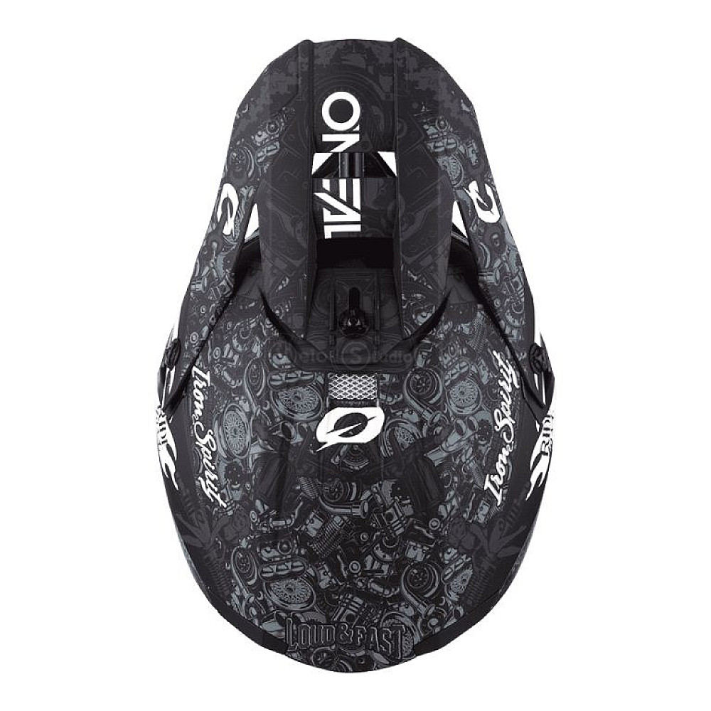 Шолом O`Neal 5SRS Polyacrylite Helmet HR Black/White L (59/60 см)